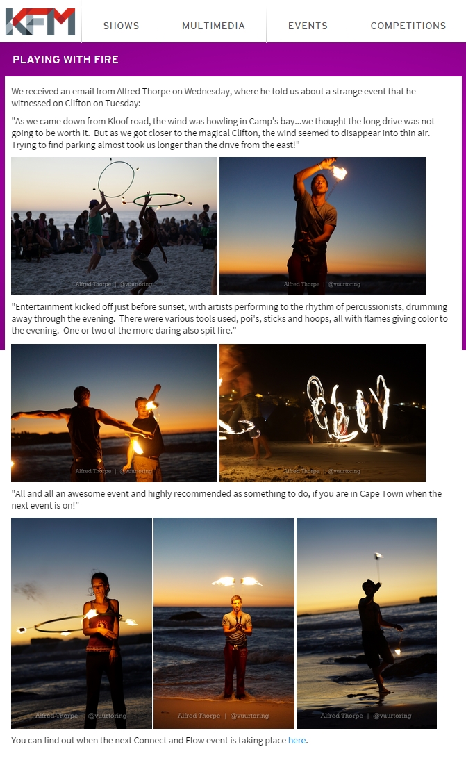 fire dance clifton